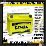 Top KAYABA GTZ5S 5AH DRY GEL BATTERY HONDA MOTORCYCLE BATTERY ESPBEAT STREETBEAT MTZ5S YTZ4V YTZ5S D