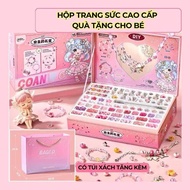 [Bộ trang sức 3 tầng] Hộp Quà Tặng Trang Sức Cao Cấp Cho Bé Vòng Tay Tự Làm Charm Pandora Hộp Quà Tặ