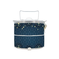 BDARI Stainless Steel Tiffin Carrier 2-Tier Food Container (10cm) [Free Add Name] Mangkuk Tingkat