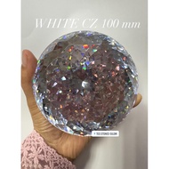 100mm Russian CZ Diamond White AAA ROUND 100mm