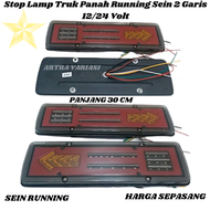 TERLARIS Lampu variasi stop lamp truk truck Lampu Variasi LED Stop Lamp Mobil Truck Running Sein tru