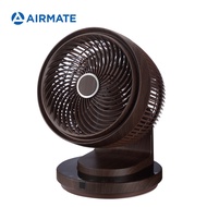 Airmate艾美特 9吋DC直流馬達節能遙控循環扇FB2352R/ 棕色