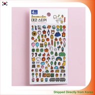 Daily Mini Deco Sticker Set (4 Sheets) – Cute Objects for Journals & Gadgets