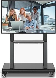 TV stands Black Mobile With Wheels For 32 To 75 Inch Flat/Curved Led, Home/Living Room/School Freestanding Rolling TV Cart, Adjustable Height TV Universal Mount beautiful scenery