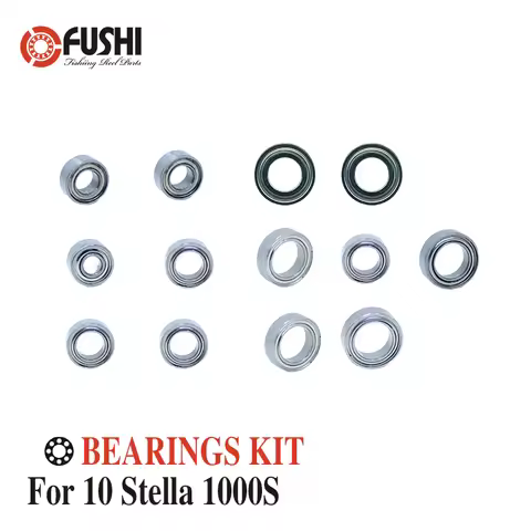 Fishing Reel Stainless Steel Ball Bearings Kit For Shimano 10 Stella 1000S / 1000PGS / 02425 / 02426