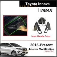 For Toyota Innova 2016-Present Carbon Fiber Interior Cover modification For Toyota Innova 2016-Prese