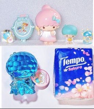 絕版 Sanrio:LittleTwin Stare TS 雙子星 💫kiki ＆ Lala💫 中古公仔.扭蛋.匙扣.防水晶，全新及二手(見圖)，全部6件，特價$80，平均1個都$13，不散出，不議價