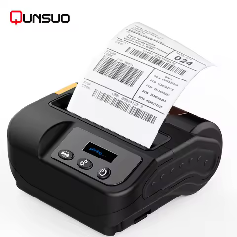 80mm Thermal Printer Portable Receipt Ticket Wireless Bluetooth Mobile Pocket Bill Printer For Andro