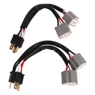 Headlamp Splitter Wire 9003 H4 Headlights Wiring Harness Socket Male To Female Highly Efficient Heat