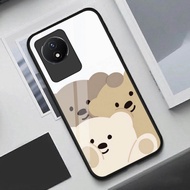 Vivo Y02 Y02T Case - Softcase - Latest Casing - Vivo Y02 Y02T glass softcase (GC65)