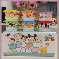 [READY STOCK ]Tupperware (6 Pcs with Box) Disney Tsum Tsum Snack Cup 110ml Gift Set