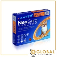 HSA LICENSE NexGard Spectra (2-3.5kg) for Dogs - Orange - Chewable Tablets for Dogs Exp 02/25