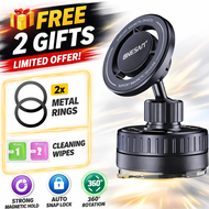 ONESAM OS-F21 Magnetic Car Phone Holder 360° Rotation Strong Suction Dashboard & Windshield Mount Un