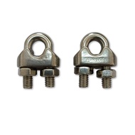 304不鏽鋼日式鋼索夾6mm 2入