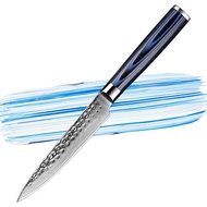 Damascus Steel Universal Knife Hammer Pattern Knife Paring Knife Multifunctional Knife Sharp Kitchen