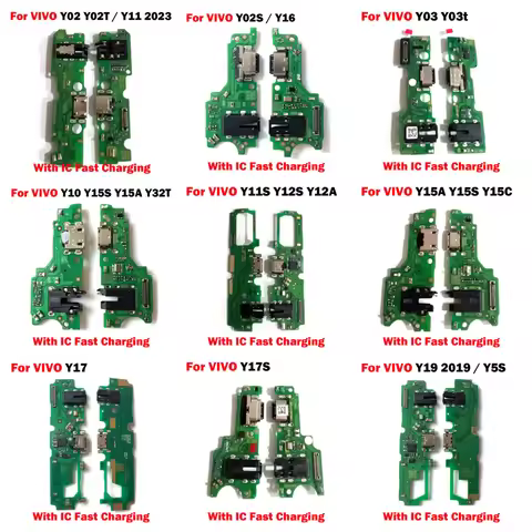 For VIVO Y02 Y02S Y03 Y10 Y11S Y15S Y17 Y17S Y19 Y20 Y21T Y22 Y22S Y28 Y29 Y30 Y33S USB Charging Por