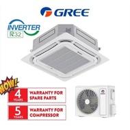GREE R32 INVERTER CEILING CASSETTE (2.5HP) AIR CONDITIONER AIRCOND