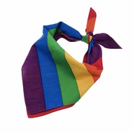 allnewallshop ผ้าโพกผมสีรุ้ง LGBTQ+ ผ้าเช็ดหน้าสีรุ้ง rainbow pride month มีบริการเก็บเงินปลายทาง