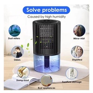 Air Purifier DeHumidifier 2in1 Moisture Absorber Purification 1L 14W H2102 Elegant