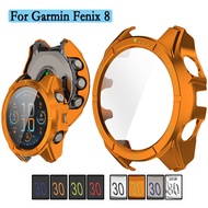 Case For Garmin Fenix 8 43/47/51mm Watch Cover Decoration With Scale For Garmin Fenix 8 Watch Shell 