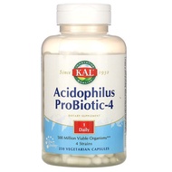 KAL, Acidophilus Probiotic-4, 250 Veggie Caps