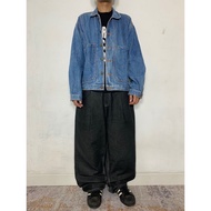 COCL Baggy Raw Denim Black Jeans