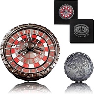 DKD Roulette Dice Spinner – 1pc Metal DND Spinner with 3D Relief | Mechanical DND Dice with Gorgeous
