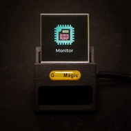 Bitcoin Stock Ticker Monitor Weather Digital Display Clock GIF Picture Playback Built-in Gyro Sensor