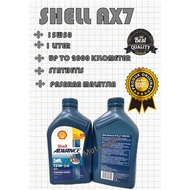 Shell Advance 4T AX7 ( 15W-50  ) / 1L / Synthetis Oil / 100% Original / Minyak Hitam Motorcycle Oil