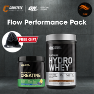 Flow Set-On Hydro whey 1.75 lbs + On Creatine Blueberry Lemonade Free On String Bag