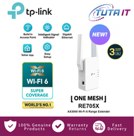 TP-Link RE705X AX3000 GIGABIT DUAL BAND MESH WIFI 6 RANGE EXTENDER
