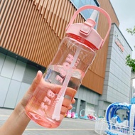 3000ML Tritan BPA Free Extra Large Push Button Lid With Straw Water Bottle