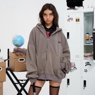 RUFFLE HOODIE ZIP - Ruffled embroideredJacket with 2-way zipper (with inner pocket) Whose Studio Who