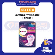 KOTEX OVERNIGHT WING 35CM ( 7 PADS )