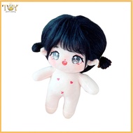 deveodo 20cm Cute Cotton Doll Dress-Up Naked Baby Doll Plush Toy Girl Humanoid Cotton Doll for Gift 