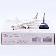 Ready Stock Airplane 1: 400 JC Wing Alloy Airliner Model Attihad Airlines B777-200 A6-LRD Wing