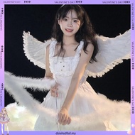 * Angel wings * White/Black Feather Wings Halloween Party Prop