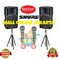 Paket baretone 15 inch max15rae speaker aktive max 15 rae 15 inc aktif