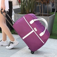 AT/🧃New Trolley Bag Women's Large Capacity Trolley Bag Lightweight Travel Bag Travel Bag Handbag Sliding Bag Luggage Bag