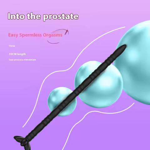 Men's Long Hollow Guide Plug Multi-purpose Urethra Tube Silicone Horse Eye Urethra Rod Dilator Horse
