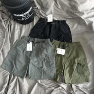 Japanese Style Trendy City Function AND WANDER Waterproof Quick-Drying Overalls Shorts Outdoor Men W