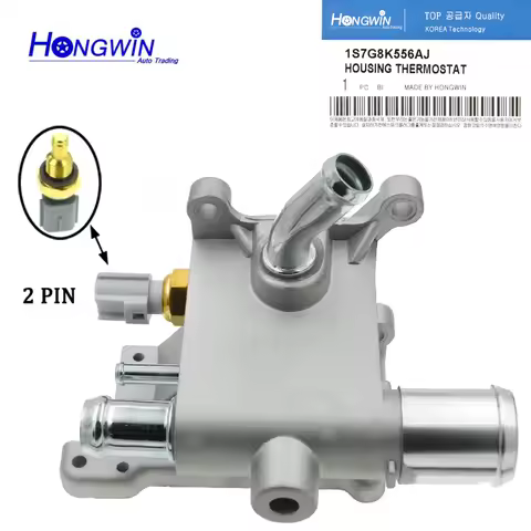 Water Outlet Engine Coolant Thermostat Housing With Sensor For Mazda 3 5 7 LF01-1517Z-Z14-CN,LF01-15