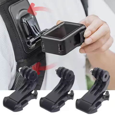 For GoPro Hero 13 12 11 10 9 J Hook Buckle Torso Helmet Mount Base For Insta 360 X5 X4 DJI Action 6 