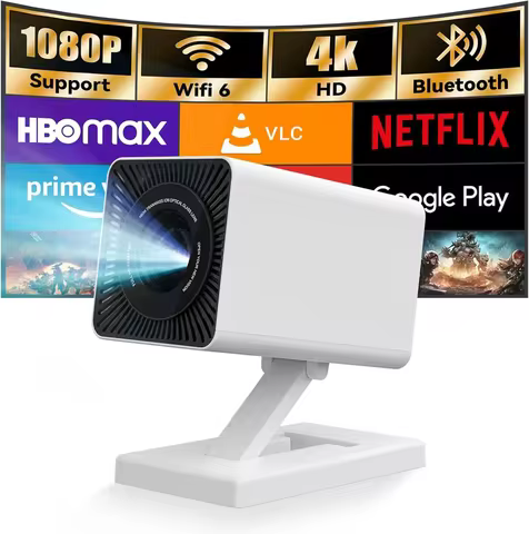 URAO Projector P3 Android 11 4K Dual Wifi 6 150ANSI Allwinner H716 Bluetooth 5.4 1080P 1280*720P Hom