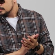 KEMEJA Long Sleeve Flannel Shirt Men's Shirt Casual Shirt FPA-05