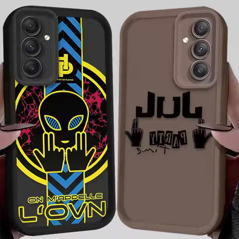 Rapper JuL C'est Pas Des Lol Case for Samsung Galaxy A55 A35 A25 A15 A05 A05S 5G A24 A13 A23 A12 A22