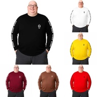 Men's Long Sleeve T-Shirt Jumbo M-XXL XXXL 4XL 5XL 6XL 7XL Baju T Shirt Lelaki T Shirt Lelaki Baju L