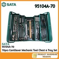 SATA [ 95104A-70 ] - 70pcs Cantilever Mechanic Tool Chest & Tray Set
