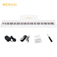 WENCAI Digital Piano 88 Keys Professional Wood Smart Electric Piano With Bluetooth Link  Portable Pi