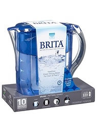 Brita Grand Water Filter Pitcher Blue Bubbles 10 Cup